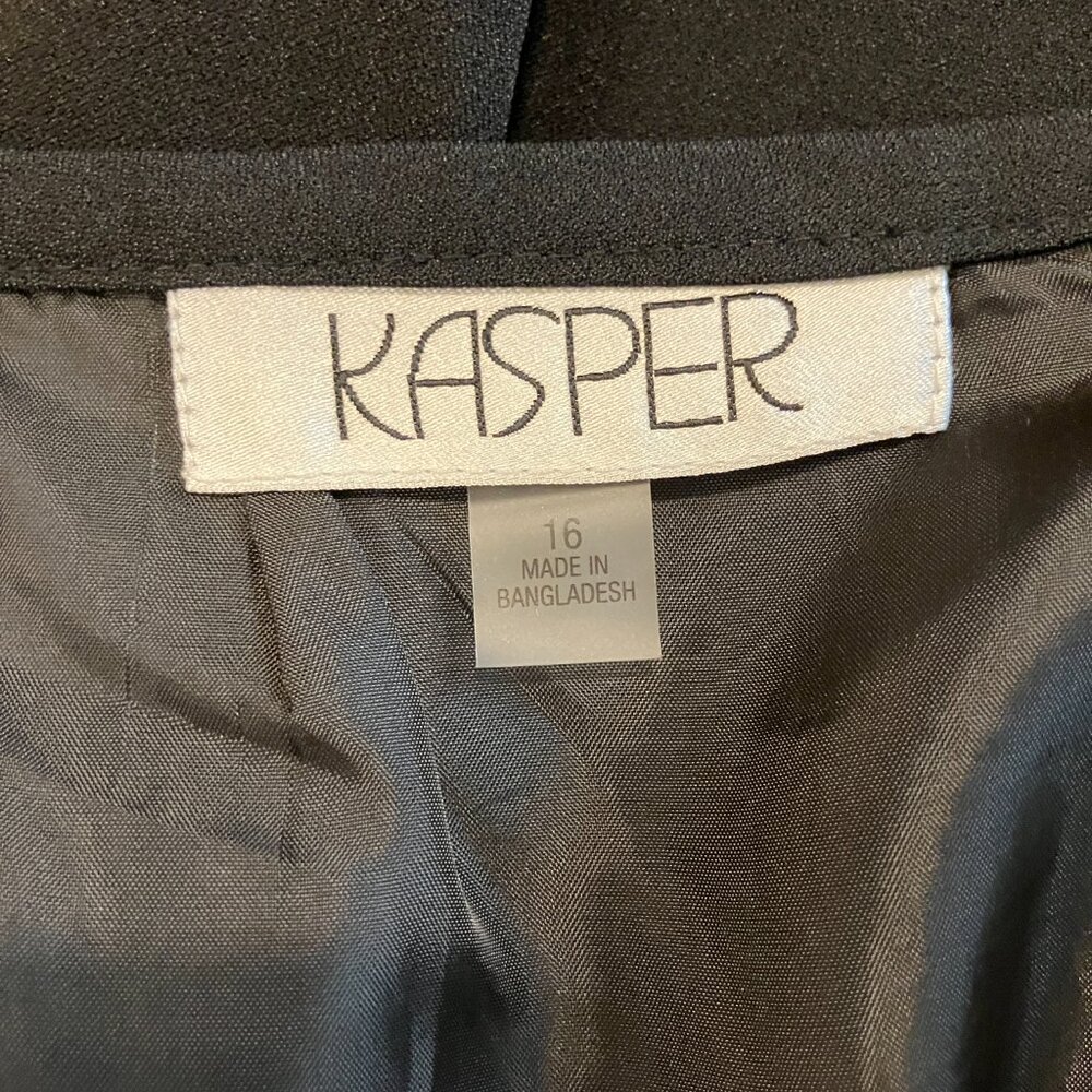Kasper Black Maxi Pencil Skirt Size 16 - Picture 3 of 5